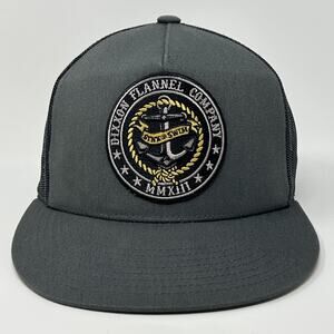Dixxon Flannel Company Patch Trucker Hat Baseball Cap Sink or Swim Snapback Gray